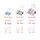 Elephant ตราช้าง คลิปสีพาสเทล มี 3 แบบ รุ่น E110 32มม. 4 ชิ้น E111 25มม. 6 ชิ้น E112 19มม. 10 ชิ้น คลิปหนีบกระดาษ ไม่เป็นสนิม หน้าเหล็กกว้าง