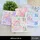 สติ๊กเกอร์ DIY. B มี 4 แบบ  สติ๊กเกอร์กระดาษญี่ปุ่น ลายการ์ตูนของตกแต่งไดอารี่ สมุดบันทึก แก้ว กระบอกน้ำ หรือตามพื้นผิวเรียบ ๆ จำนวน 6 แผ่น พร้อมเทปสติ๊กเกอร์ 8 ชิ้น ลายไม่ซ้ำกัน