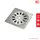 ตะแกรงท่อระบายน้ำ สแตนเลส 304 ฟลอร์เดรน floor drain รุ่น Aluminum Black Series
