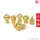 Kacee หัวรางผ้าม่าน หัวปิดรางม่าน หัวรางโชว์ หัวท้าย 25 มม. สีทอง (1ชิ้น )