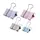 Elephant ตราช้าง คลิปสีพาสเทล มี 3 แบบ รุ่น E110 32มม. 4 ชิ้น E111 25มม. 6 ชิ้น E112 19มม. 10 ชิ้น คลิปหนีบกระดาษ ไม่เป็นสนิม หน้าเหล็กกว้าง